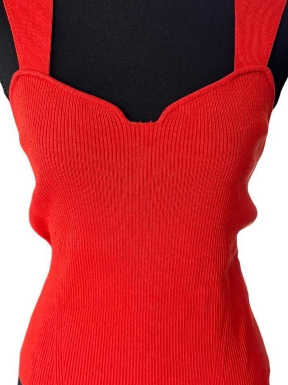 Maeve Square front Ribbed Tank - Picture 2 of 5